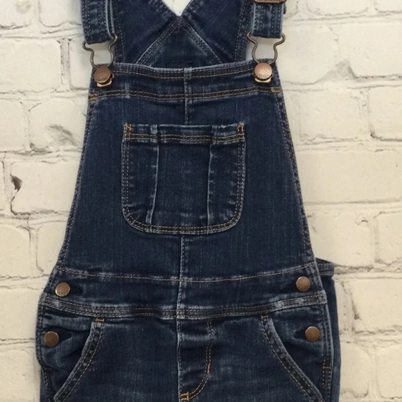 4T Baby Gap Straight Leg Denim Overalls - Picture 5 of 9